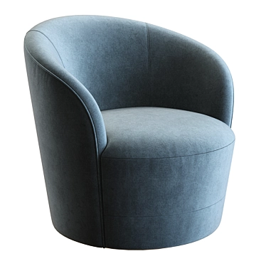 Crate&Barrel Infiniti Swivel Chair Model 3D model image 1 