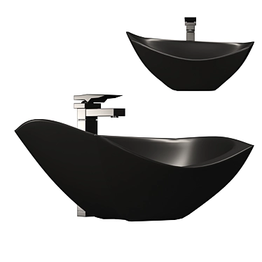 Black wash basin No.01