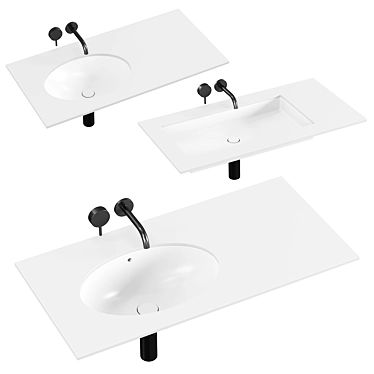 Salini MAREA Sink Collection 3D model image 1 