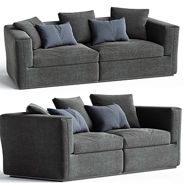 Modern Elegance Sofa 291 Cassina 3D model image 1 