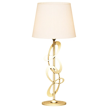 Elegant Decò Bedside Lighting 3D model image 1 