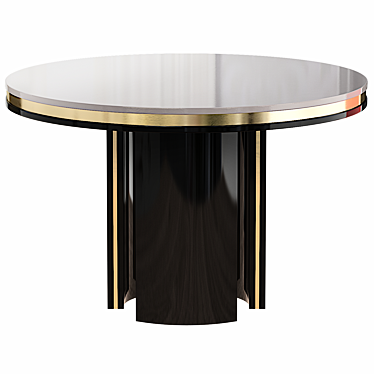 Elegant DAFNE Dining Table 3D model image 1 