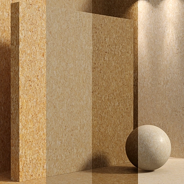 Seamless Wood OSB Material Set 3D model image 1 