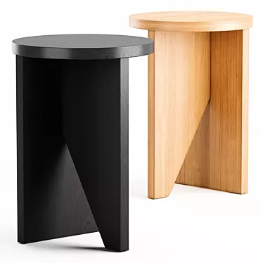 Modern Gemma Side Table Urban 3D model image 1 