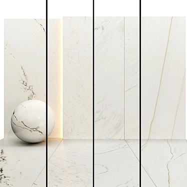 Luxury Marble Texture Set 07 3D model image 1 