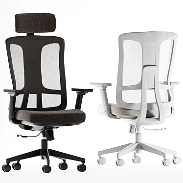 Ergonomic Highback Office Chair 3D model image 1 