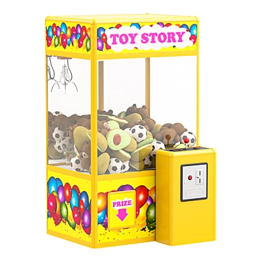 Arcade Claw Crane Toy Machine 3D model image 1 