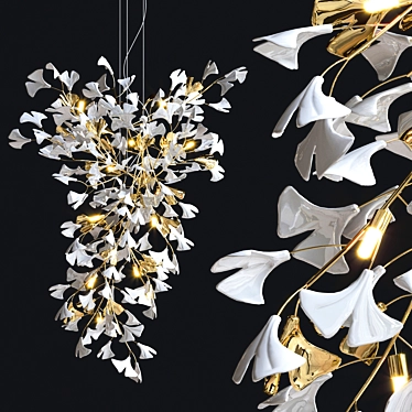 Elegant Julietta Lux Chandelier 3D model image 1 