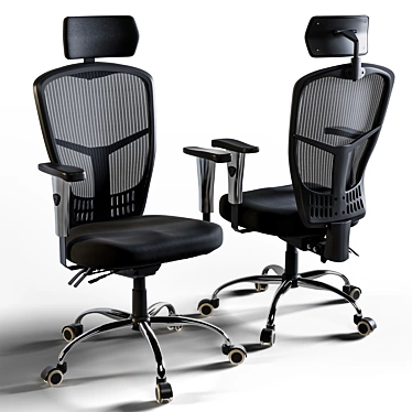 Modern Ergonomic Office Chair 3D model image 1 