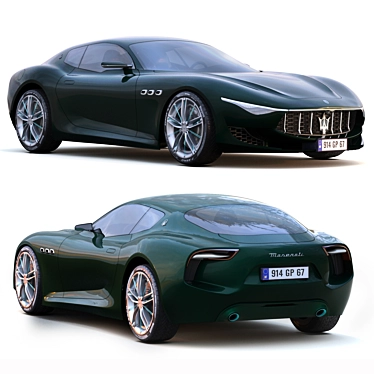 Maserati Alfieri 3D Model Vehicle 3D model image 1 