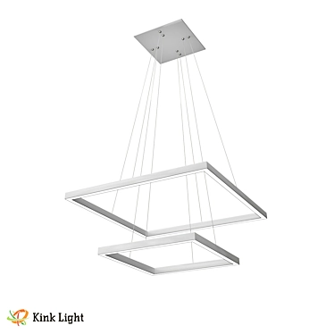 Altis LED Pendant Light White 3D model image 1 