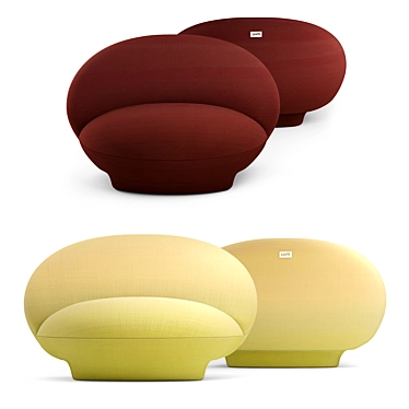 Customizable Mellow Chair 3D model image 1 