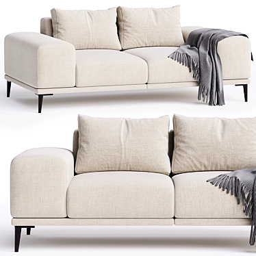 Lebom ODIL 2 Seater Sofa 3D model image 1 