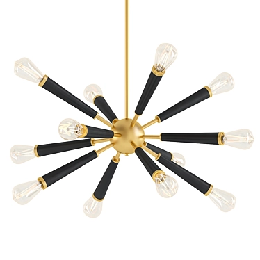  Celestial Brass Chandelier - 2014 3D model image 1 