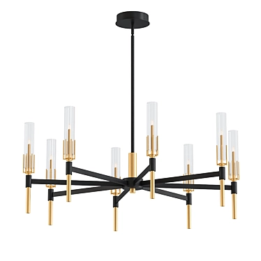 Elegant Maxim Lighting Chandelier 3D model image 1 