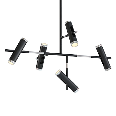 Ayden 10 light led sputnik modern linear chandelier