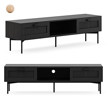 Bohus Raffels TV Stand 3D model image 1 