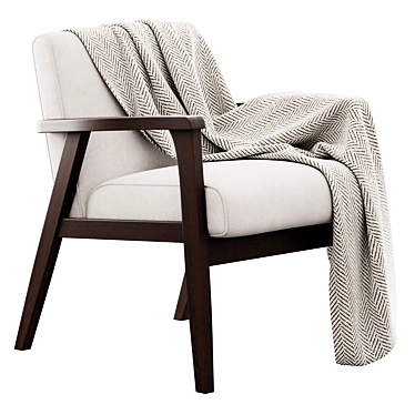 Mayview's Elegant Milton Armchair 3D model image 1 