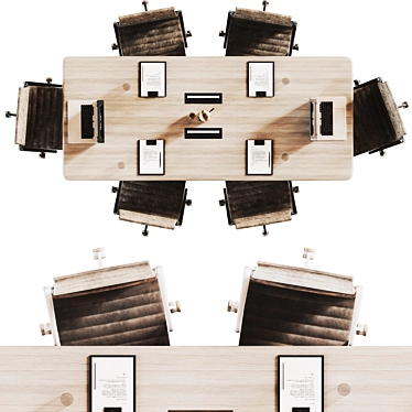 2015 IKEA Conference Table Set 3D model image 1 