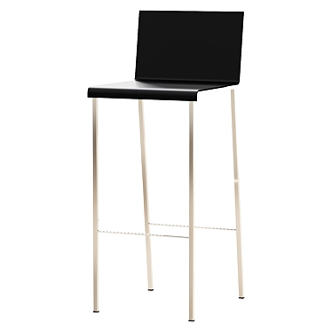  Bianca 165 Barstool - Modern Elegance 3D model image 1 