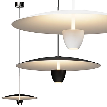 Modern Minimalist LED Pendant Light 3D model image 1 