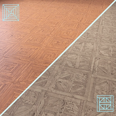 High-Quality 3D Wooden Flooring 3D model image 1 