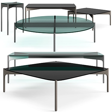 Modern Dedon Izon Coffee Tables 3D model image 1 