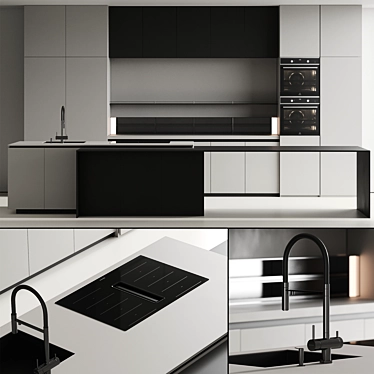 Modern kitchen with island 12