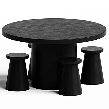 Note Stool,Modern Round Dining Table, Note Table from Edward Collinson