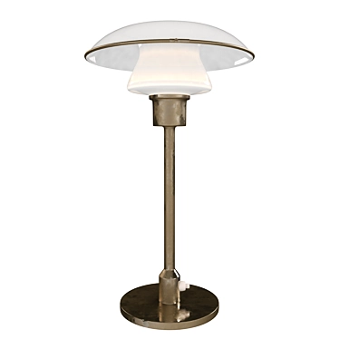 Sleek Brass Table Lamp 3D model image 1 