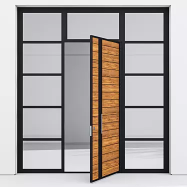 Corona Aluminium Door 65 Render 3D model image 1 