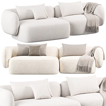 Modern 2015 Mild Sofa Model 3D model image 1 