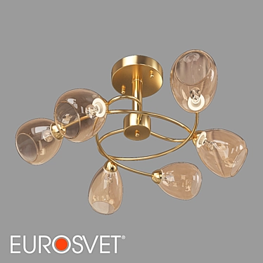 Eurosvet Noemi Ceiling Light 3D model image 1 