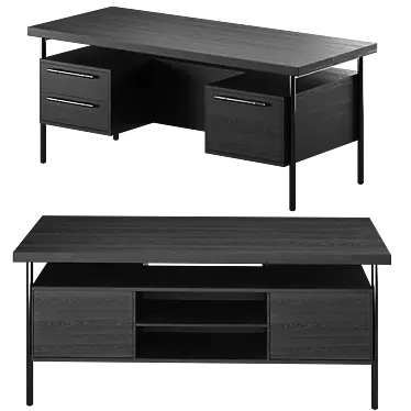 Sullivan Executive Desk Set 3D model image 1 