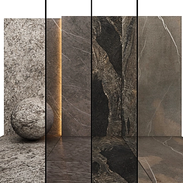 Luxury Marble Texture Set 013 3D model image 1 