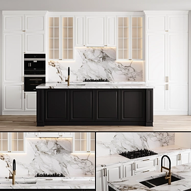 Timeless Kitchen Classic 2015 3D model image 1 