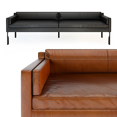 Modern Russian Design Altai Sofa 3D model image 1 