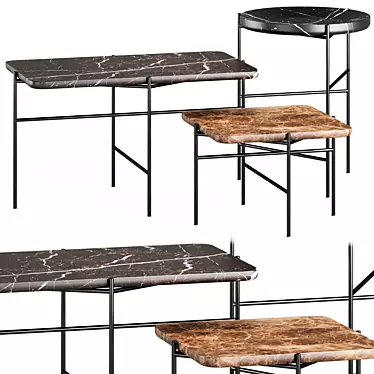 Suspended Landscapes Coffee Tables 3D model image 1 