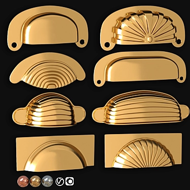 Door Knobs & Handle-Set Collection 3D model image 1 