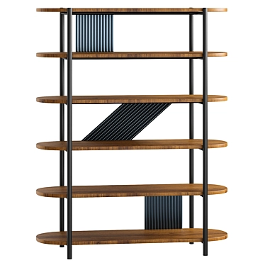 SANTANA Bookcase by animovel 3D model image 1 