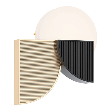 Modern Art Wall Sconce 3D model image 1 