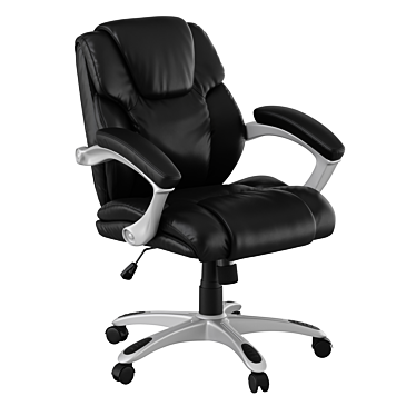 Executive Leather Office Chair 3D model image 1 