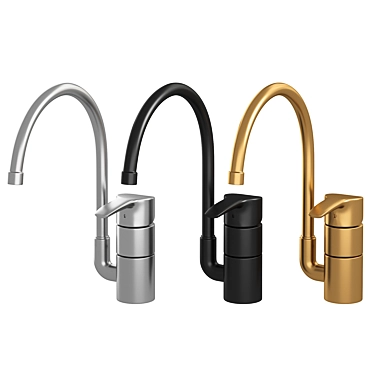 Grohe Eurostyle Chrome High Spout Tap 3D model image 1 