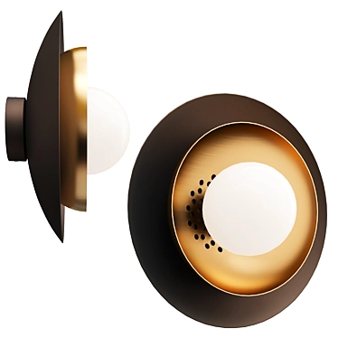 Carapace Wall Sconce - 32cm Diameter 3D model image 1 