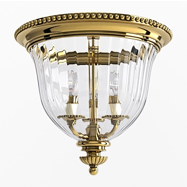 Hinkley Cambridge Ceiling Light Fixture 3D model image 1 