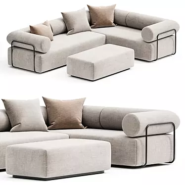 Mokumuku Amalfi Sofa Set 3D model image 1 