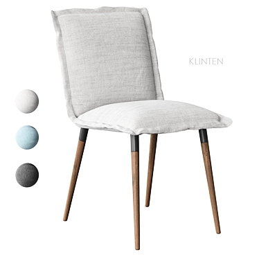 Klinten IKEA Chair with Textures 3D model image 1 