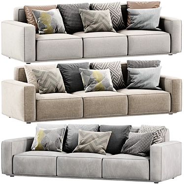 Arflex Marechiaro Modern Sofa 3D Model 3D model image 1 