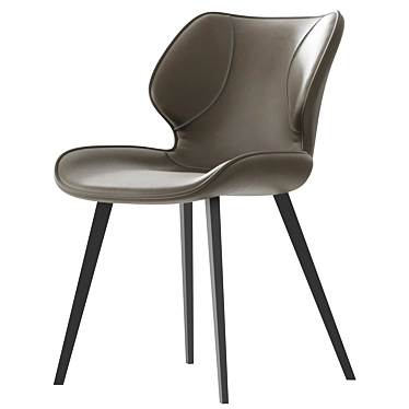 Hailey Dining Chair, Modern Design 3D model image 1 