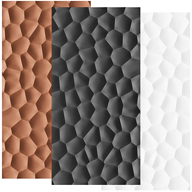 Hex 3D Wall Panel 3D model image 1 